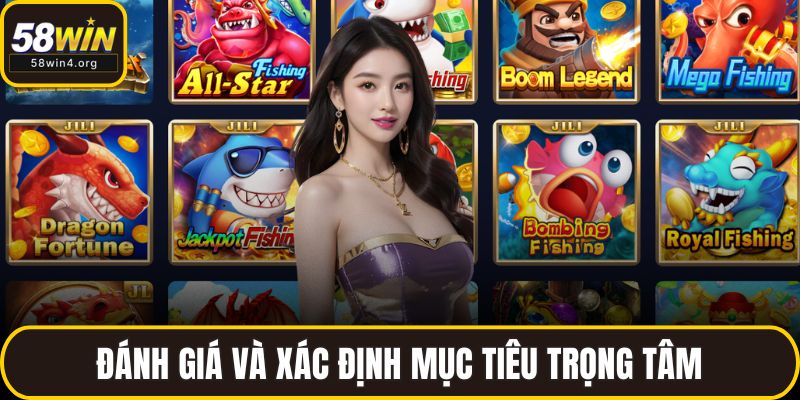 Bắn Cá 58WIN – Đồ Họa Sắc Nét Cùng Phần Thưởng Khủng 3 Đánh giá và xác định mục tiêu trọng tâm
