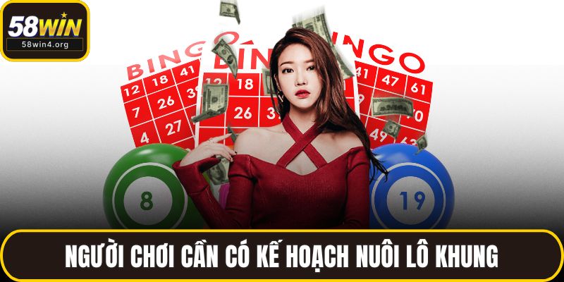 Kinh Nghiệm Nuôi Lô Khung – Chơi Ít, Ăn Chắc Tại 58WIN 4 Người chơi cần có kế hoạch nuôi lô khung