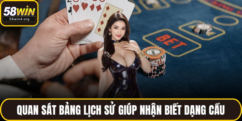 Baccarat 58WIN – Hướng Dẫn Cách Chơi Chuẩn Xác, Dễ Thắng 4 Quan sát bảng lịch sử giúp nhận biết dạng cầu
